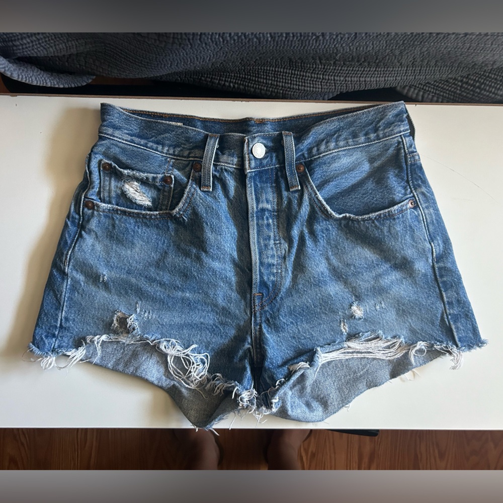 Levi’s High-Waisted Jean Shorts